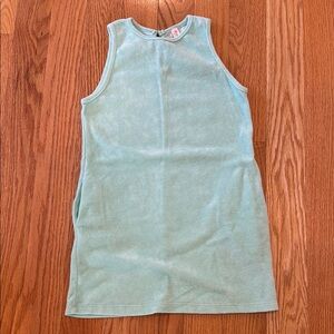 GIRLS size 12 seafoam green cloth cover-up